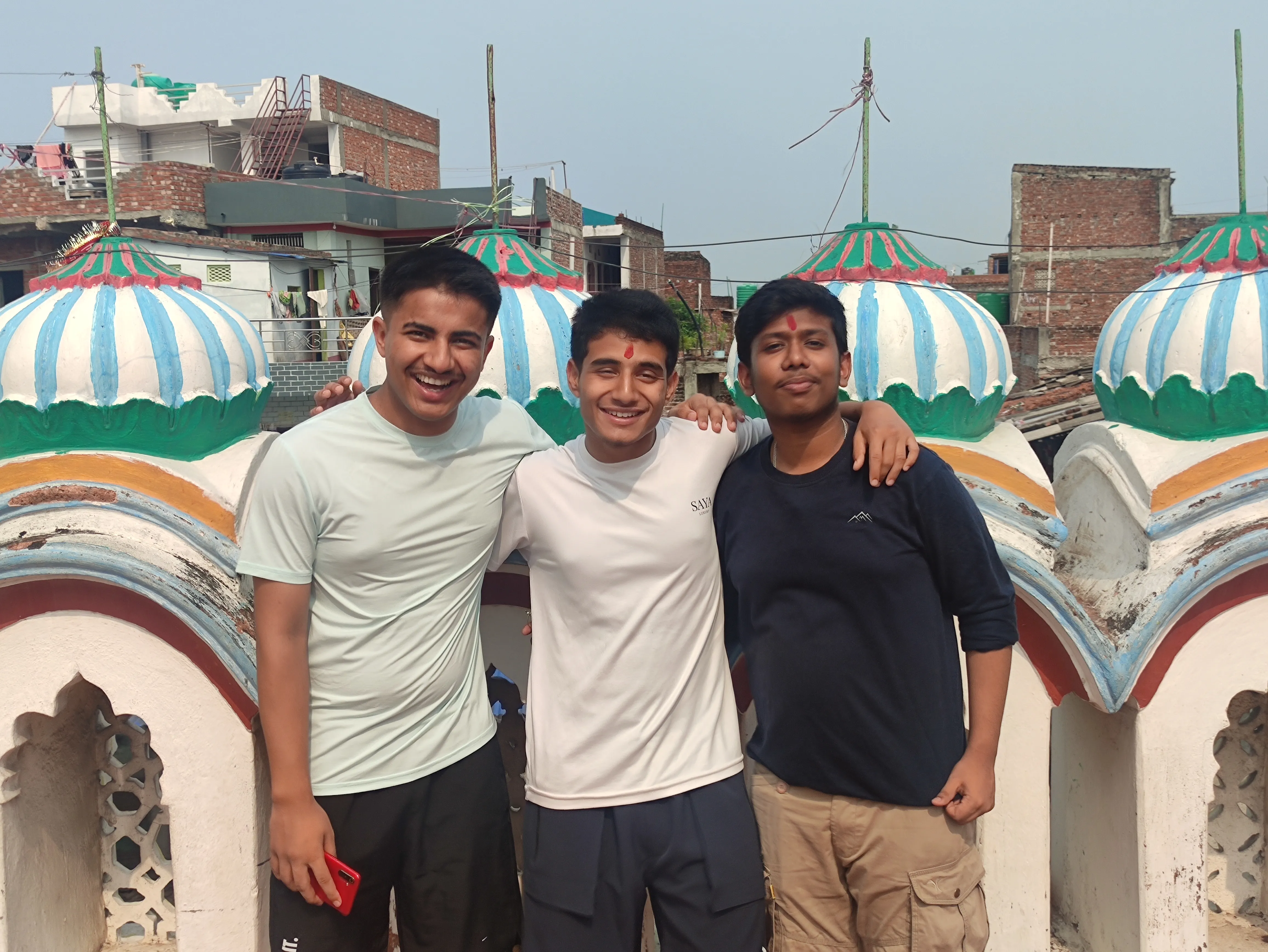 picture of us together in Janaki Mandir